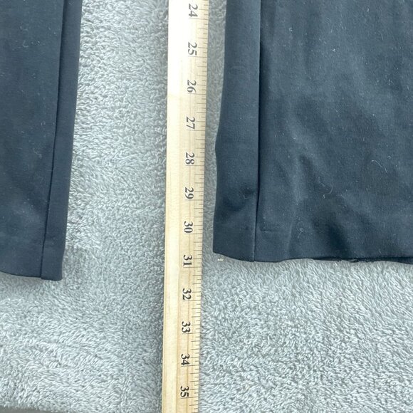 Black Flared Pants Womens Size L By Bar III Rayon Blend Stretchy 1046 - Picture 8 of 10